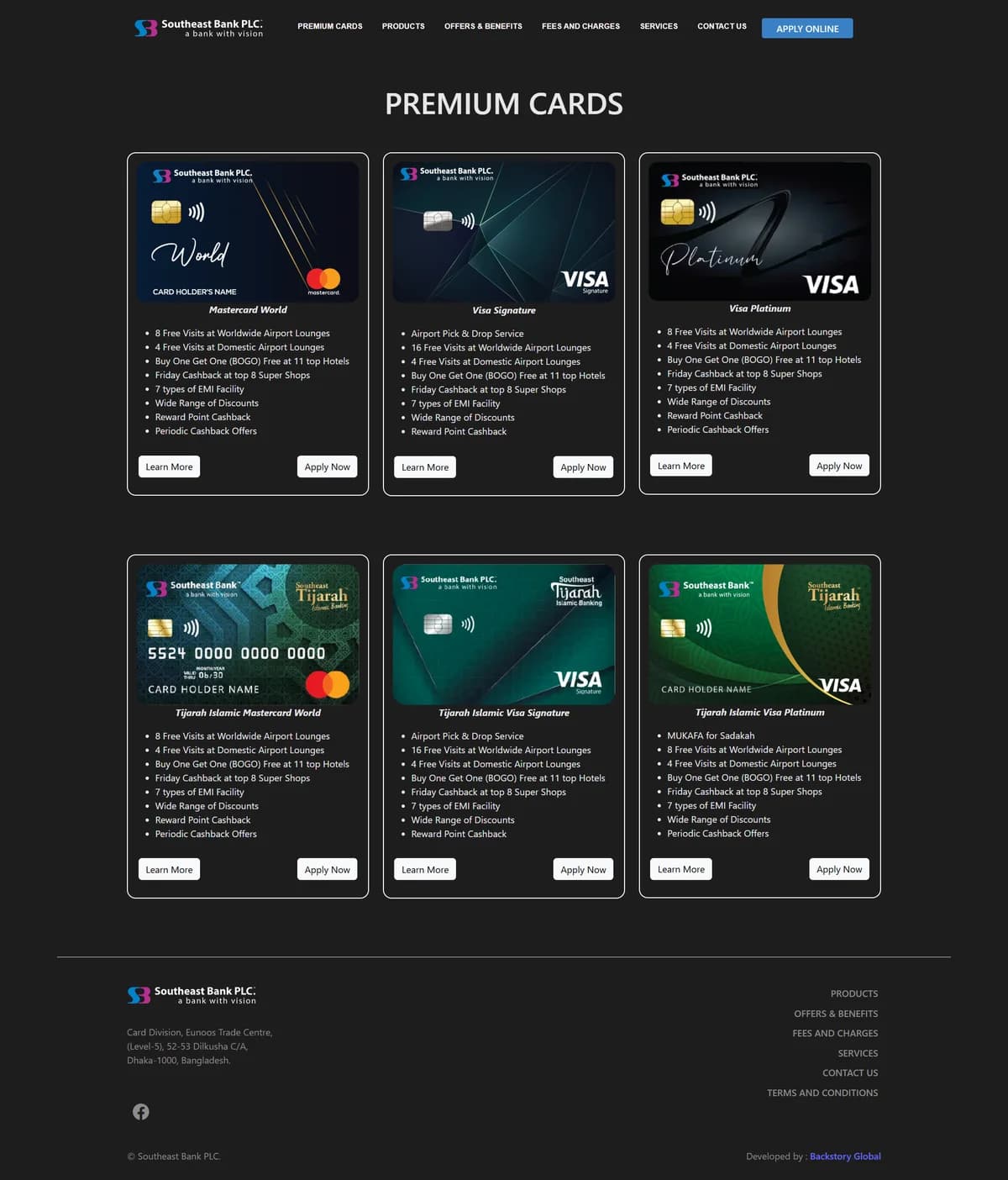 Card discovery built around clear customer journeys